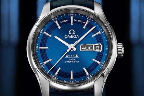 fake omega deville hour vision blue|omega deville hour review.